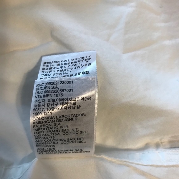 Calvin Klein two pocket long sleeve White Shirt. - Picture 9 of 14